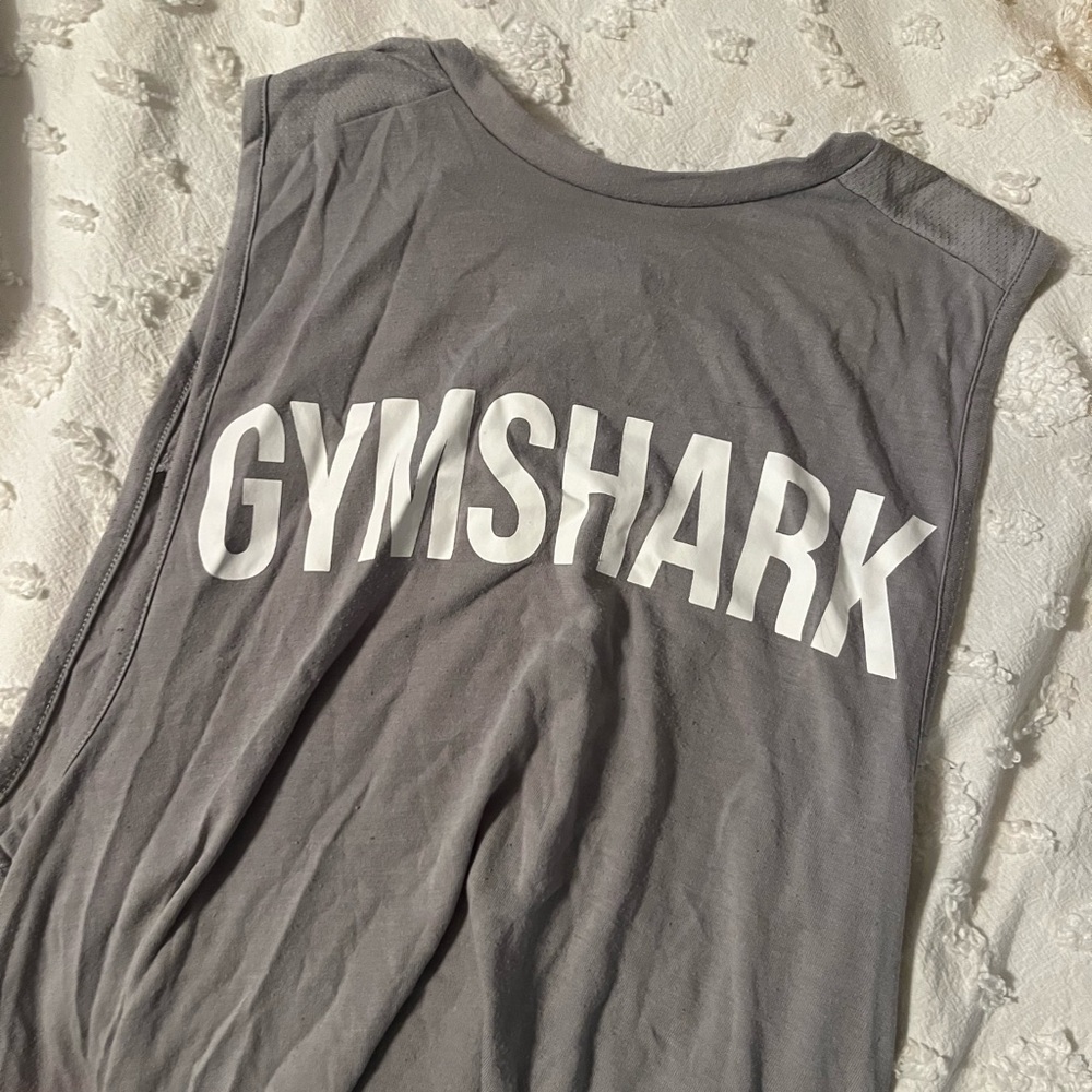 Grey Gymshark tank top